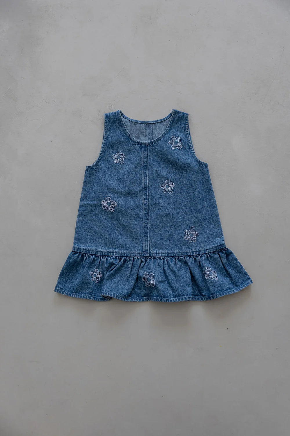 Belle & Sun Denim Dress Flower