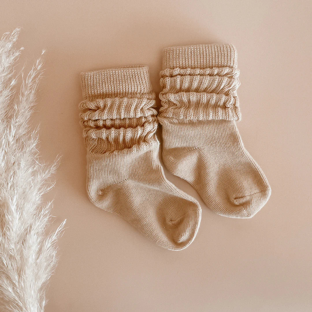 Blossom & Pear Scrunch Socks ~ 4 Colours