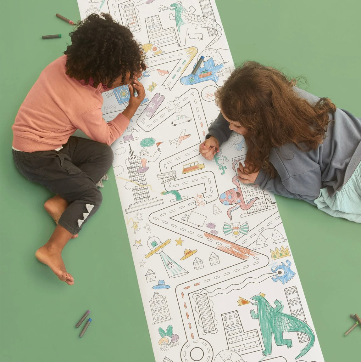 PLAYPA PAPER Monsters Take Over the City