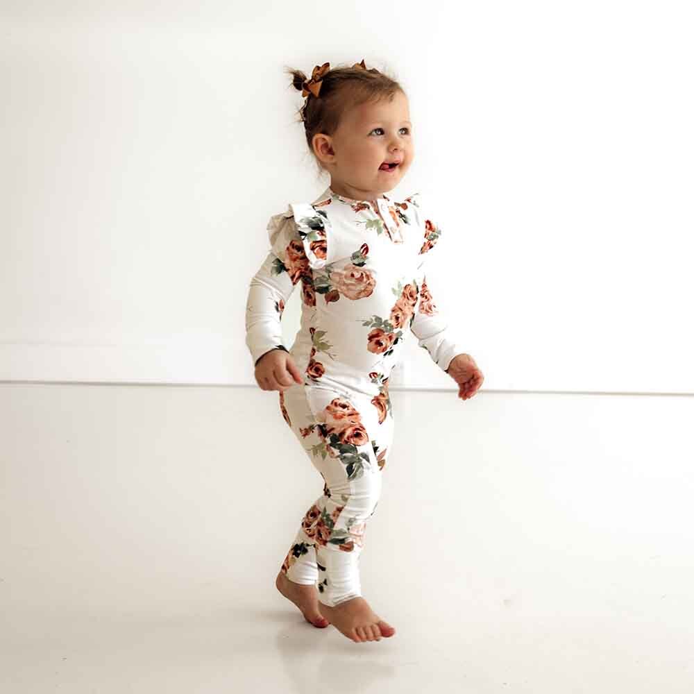 Snuggle Hunny Rosebud Growsuit