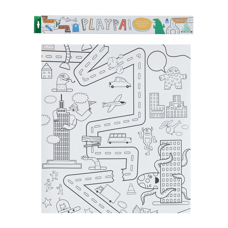 PLAYPA PAPER Monsters Take Over the City