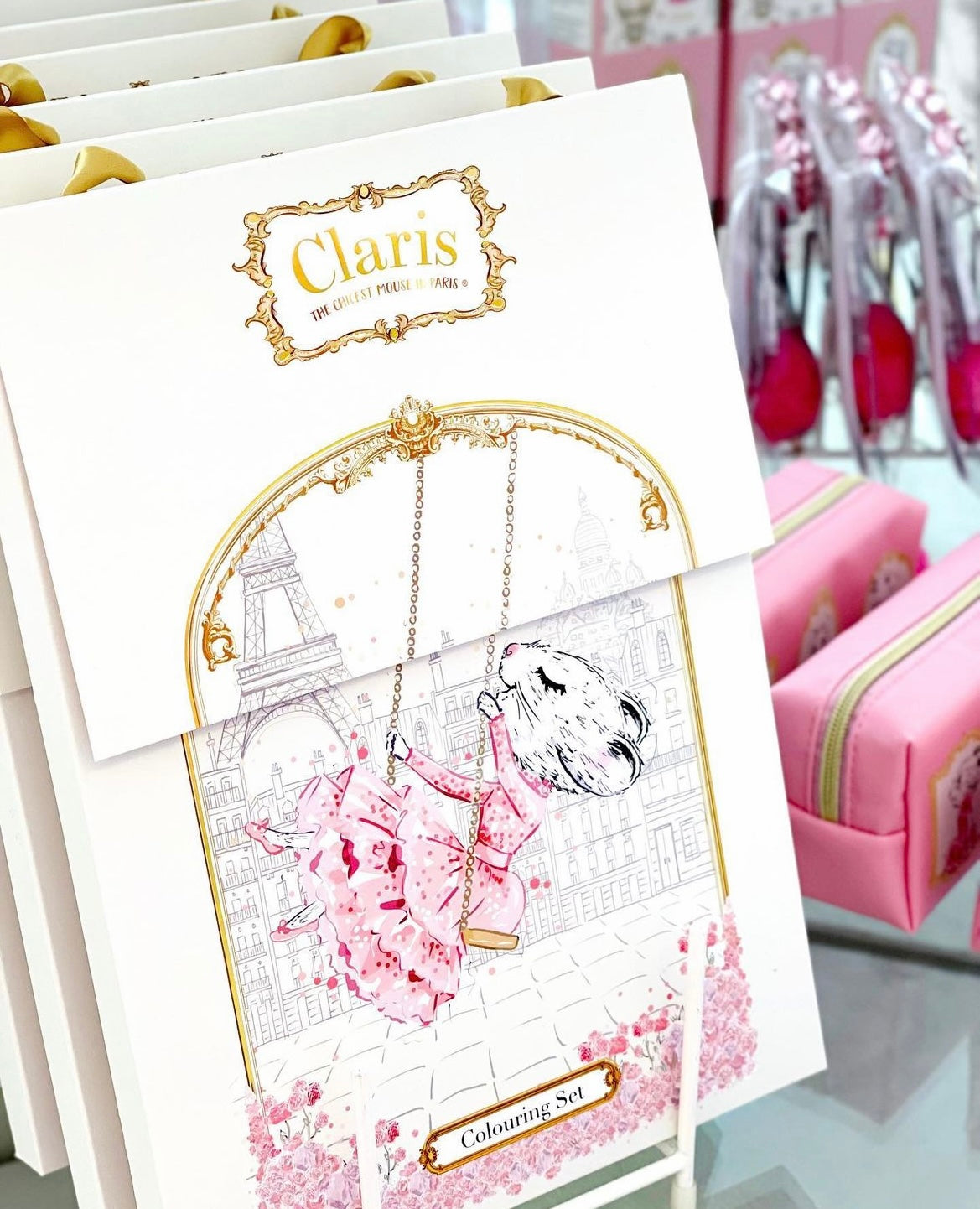 Claris The Chicest Mouse in Paris Colouring Set