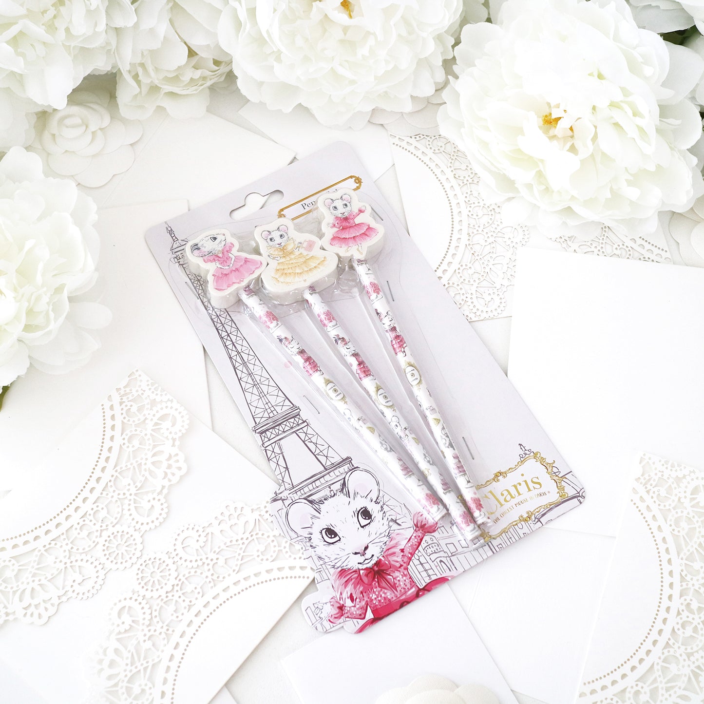 Claris Pencil with Topper Set of 3