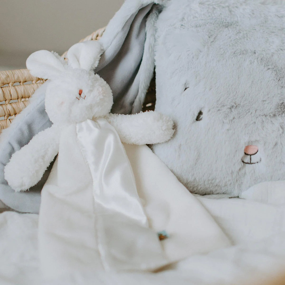 Bye Bye Buddy Blanket Bunny White