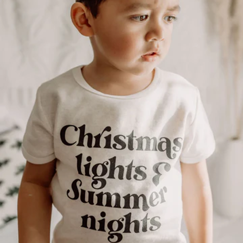 Bencer & Hazelnut Christmas Lights Bodysuit/Tee