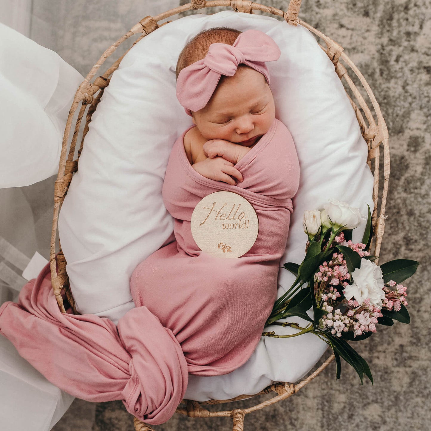 Snuggle Hunny Wrap & Topknot Set – Various Designs