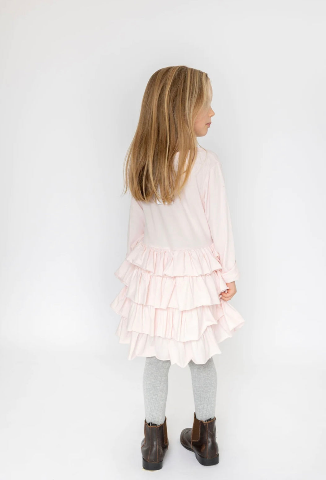 Alex & Ant Florence Bustle Dress Baby Pink