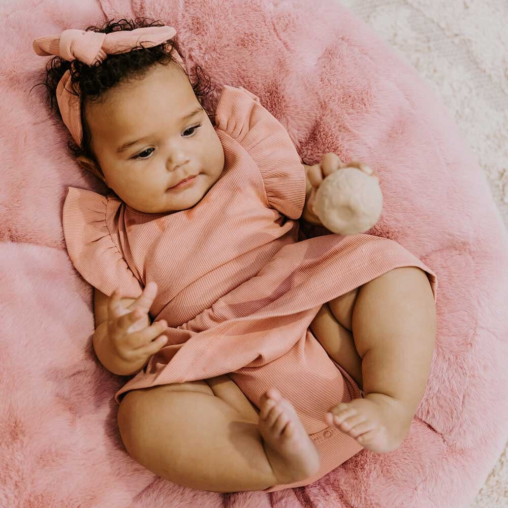 Snuggle Hunny Rose Short Sleeve Dress