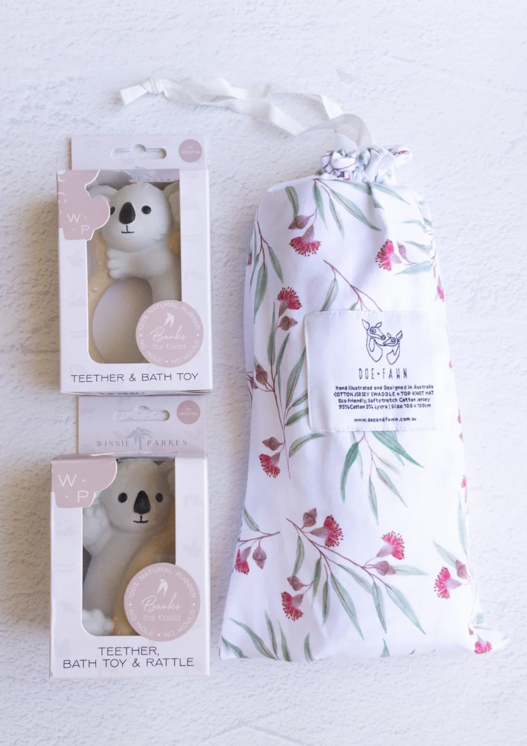 Winnie Parkes Banks the Koala Teething Ring