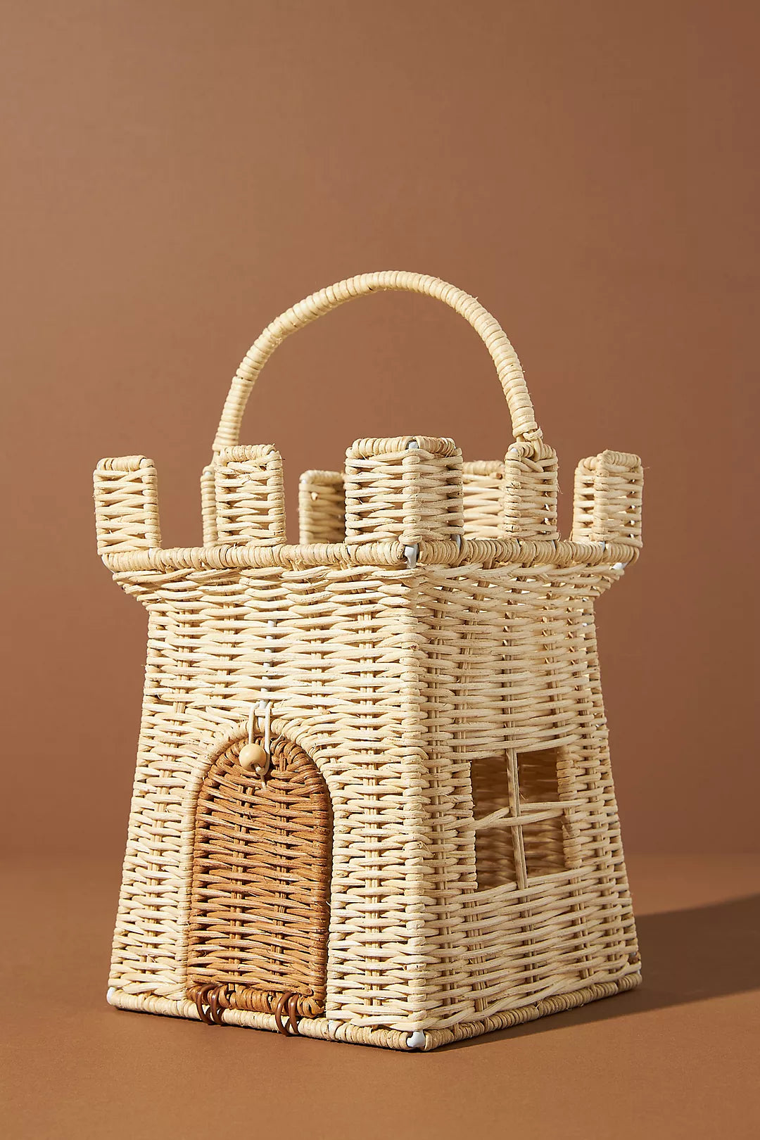 Olli Ella Rattan Castle Bag