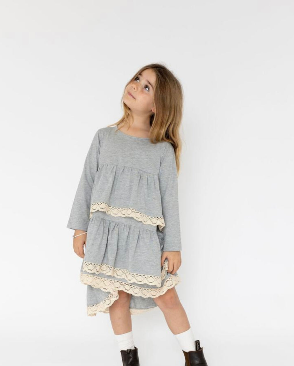 Alex & Ant Anna Dress Grey Marle