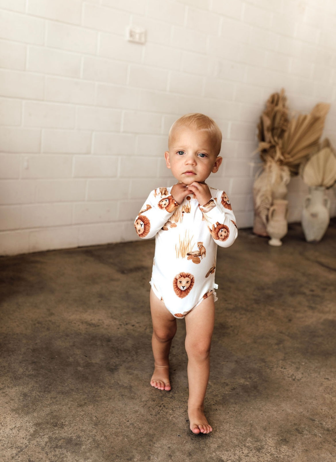 Snuggle Hunny Lion Long Sleeve Bodysuit
