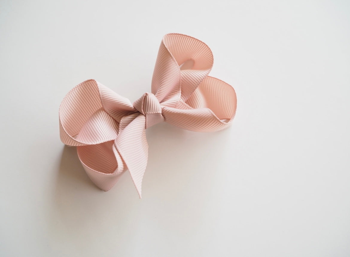 Snuggle Hunny Nude Piggy Tail Hair Clip Bows