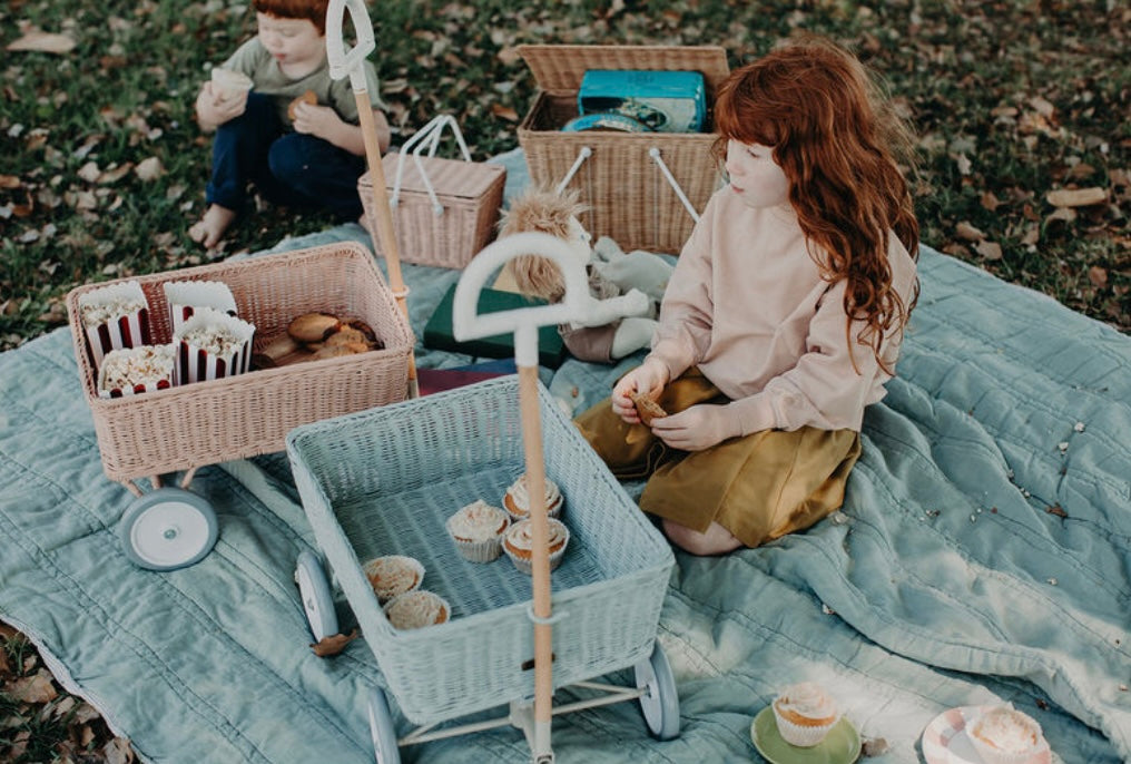Olli Ella Wonder Wagon Vintage Blue