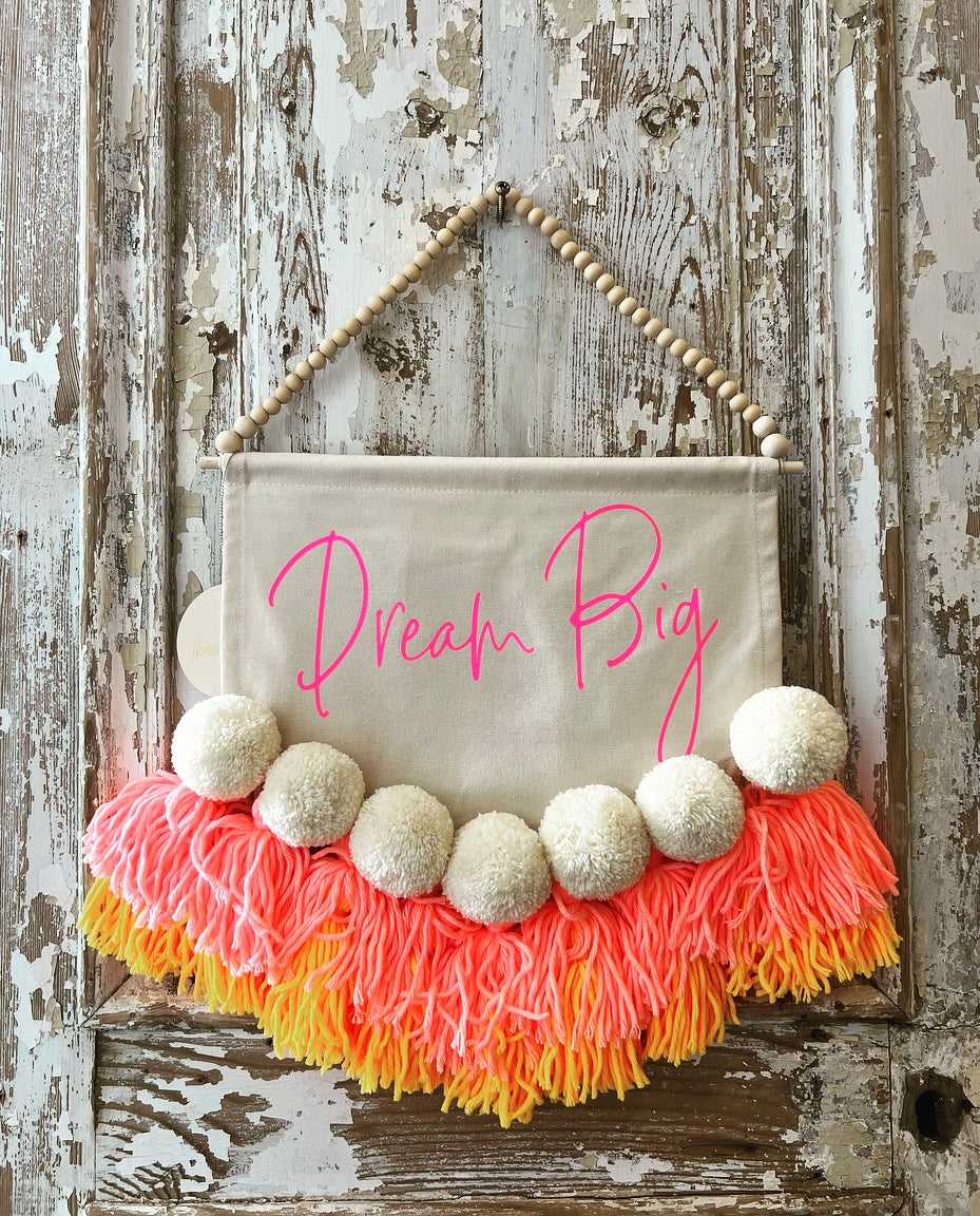 Dream Big Wall Flag