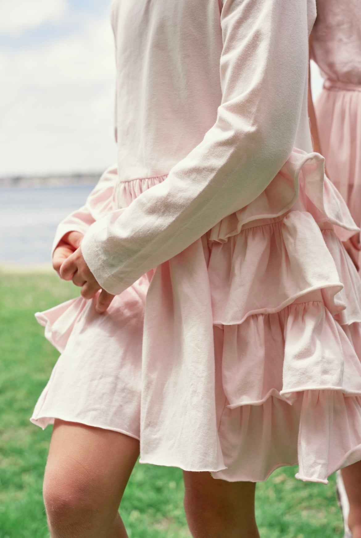 Alex & Ant Florence Bustle Dress Baby Pink