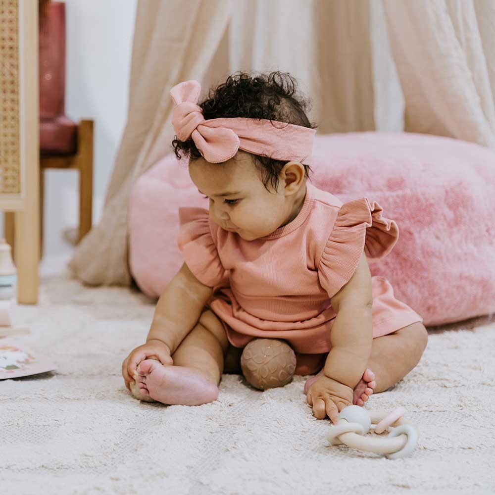 Snuggle Hunny Rose Short Sleeve Dress