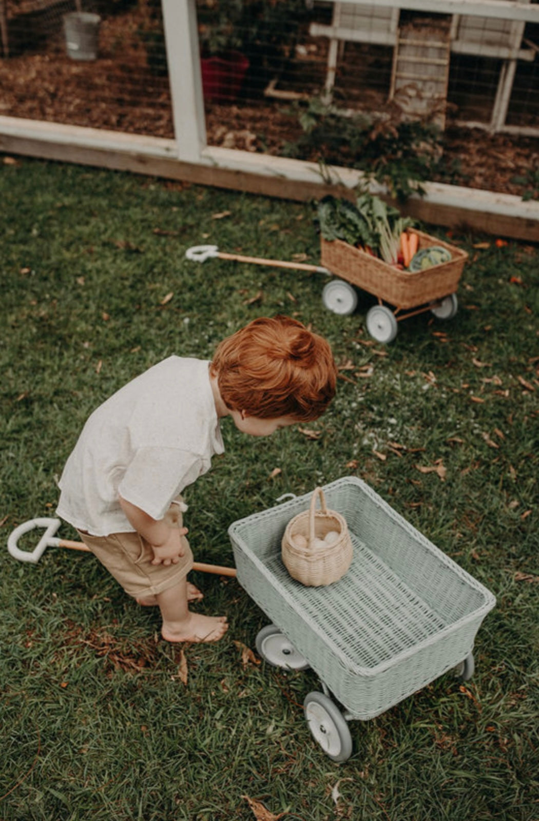 Olli Ella Wonder Wagon Vintage Blue
