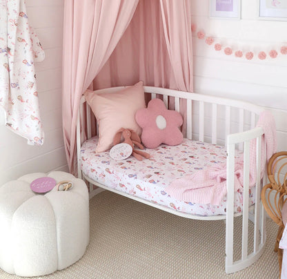 Snuggle Hunny Mermaid Fitted Cot Sheet