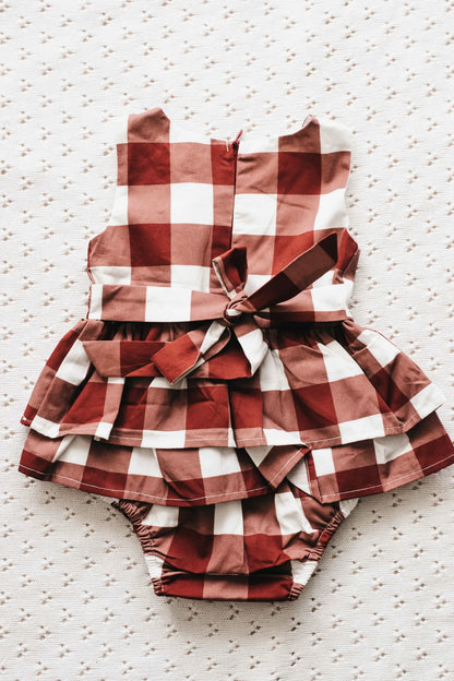 Bencer & Hazelnut Dress / Playsuit Gingham PREORDER