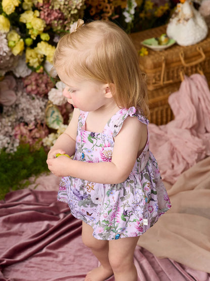 Fleur Harris ‘Heirloom Treasures’ Esme Skirt Bodysuit in Pink Multi