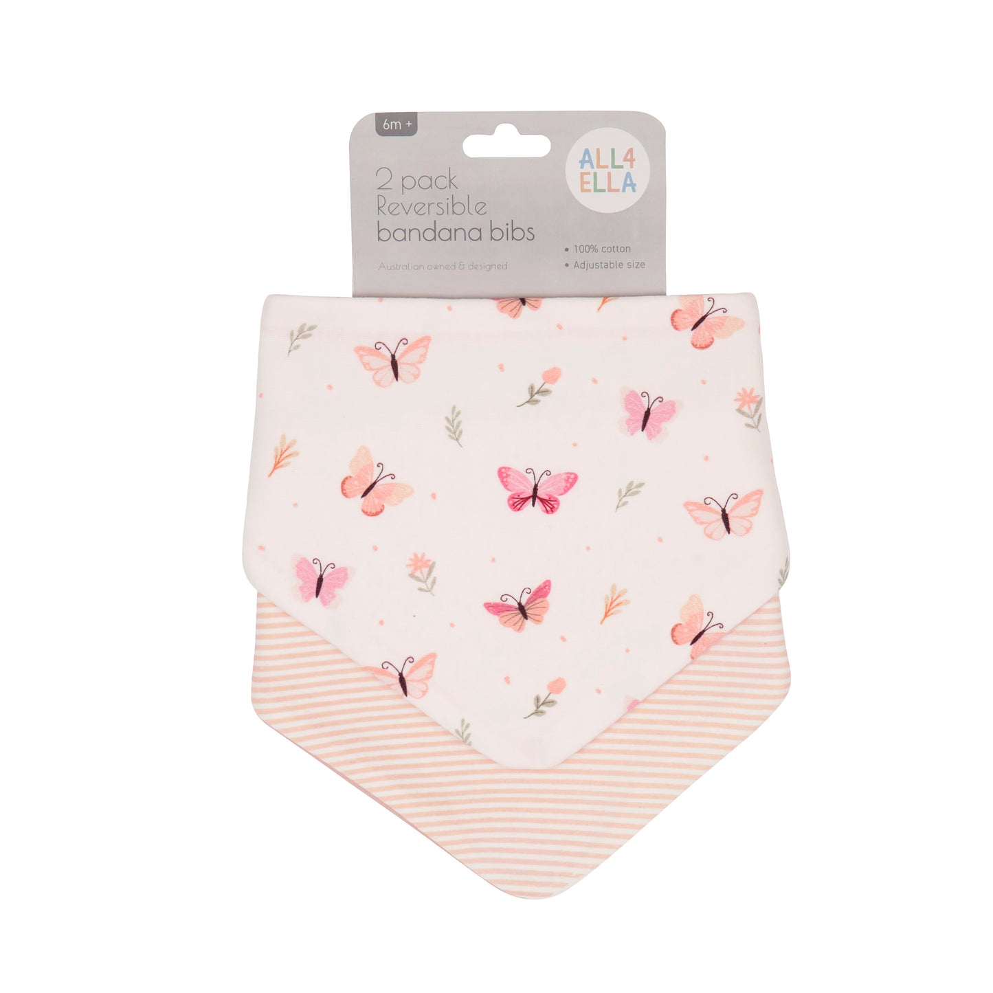 All 4 Ella Bandana Bibs 2 Pack – Various