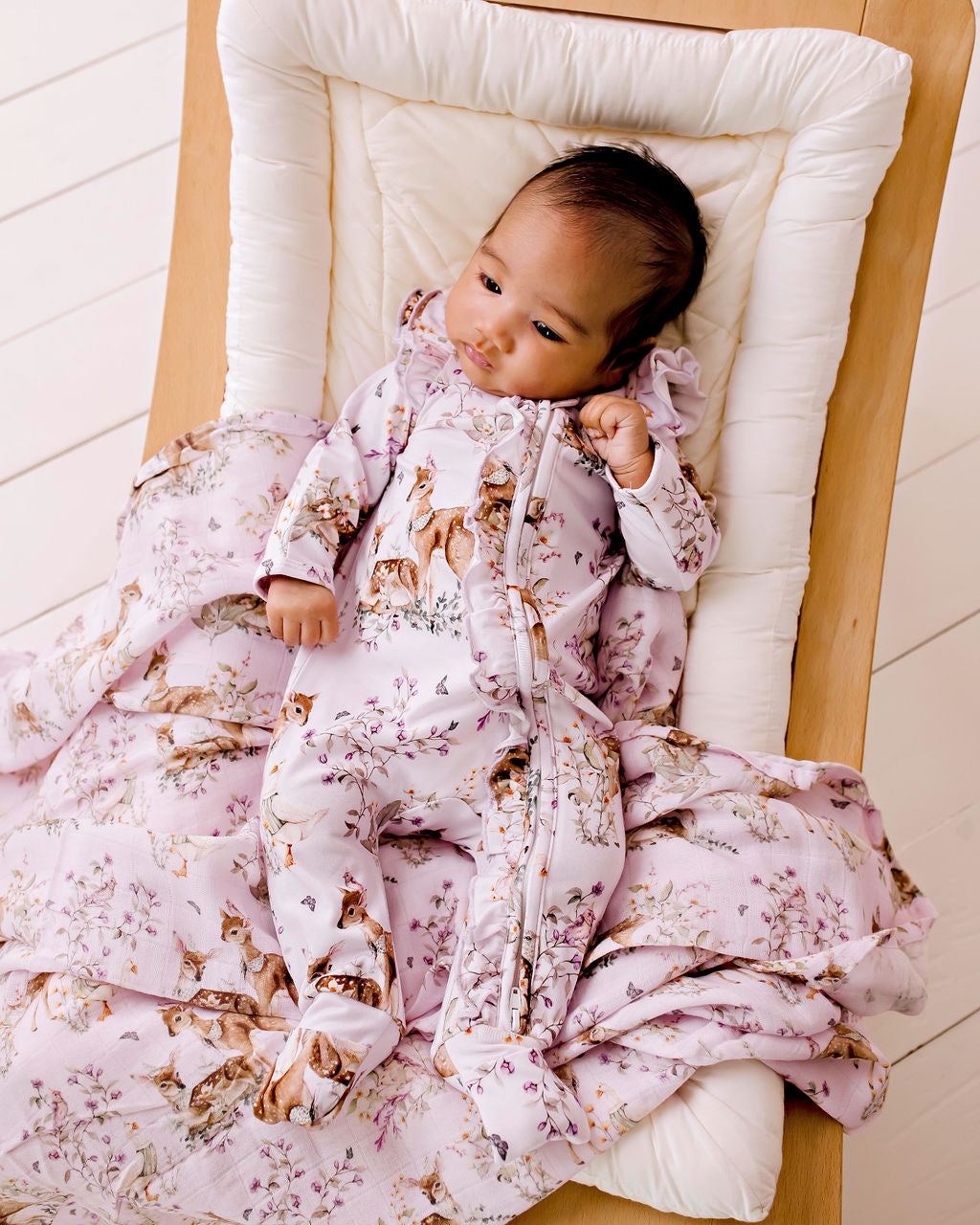 Confetti Kidz Enchanted Gardens Bamboo Zipsuit