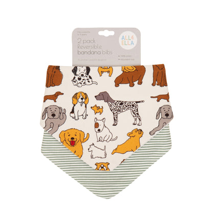 All 4 Ella Bandana Bibs 2 Pack – Various