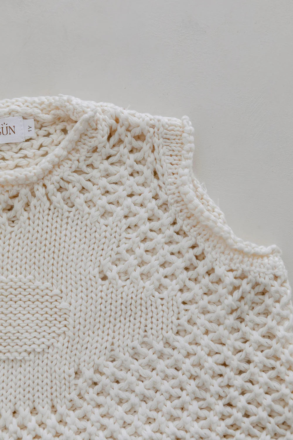 Belle & Sun Crochet Sea Dress Natural