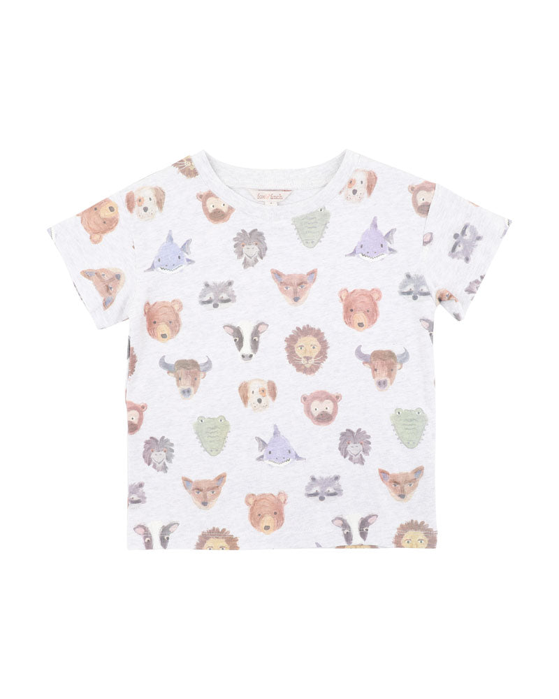 Fox & Finch Wildlings Print Tee