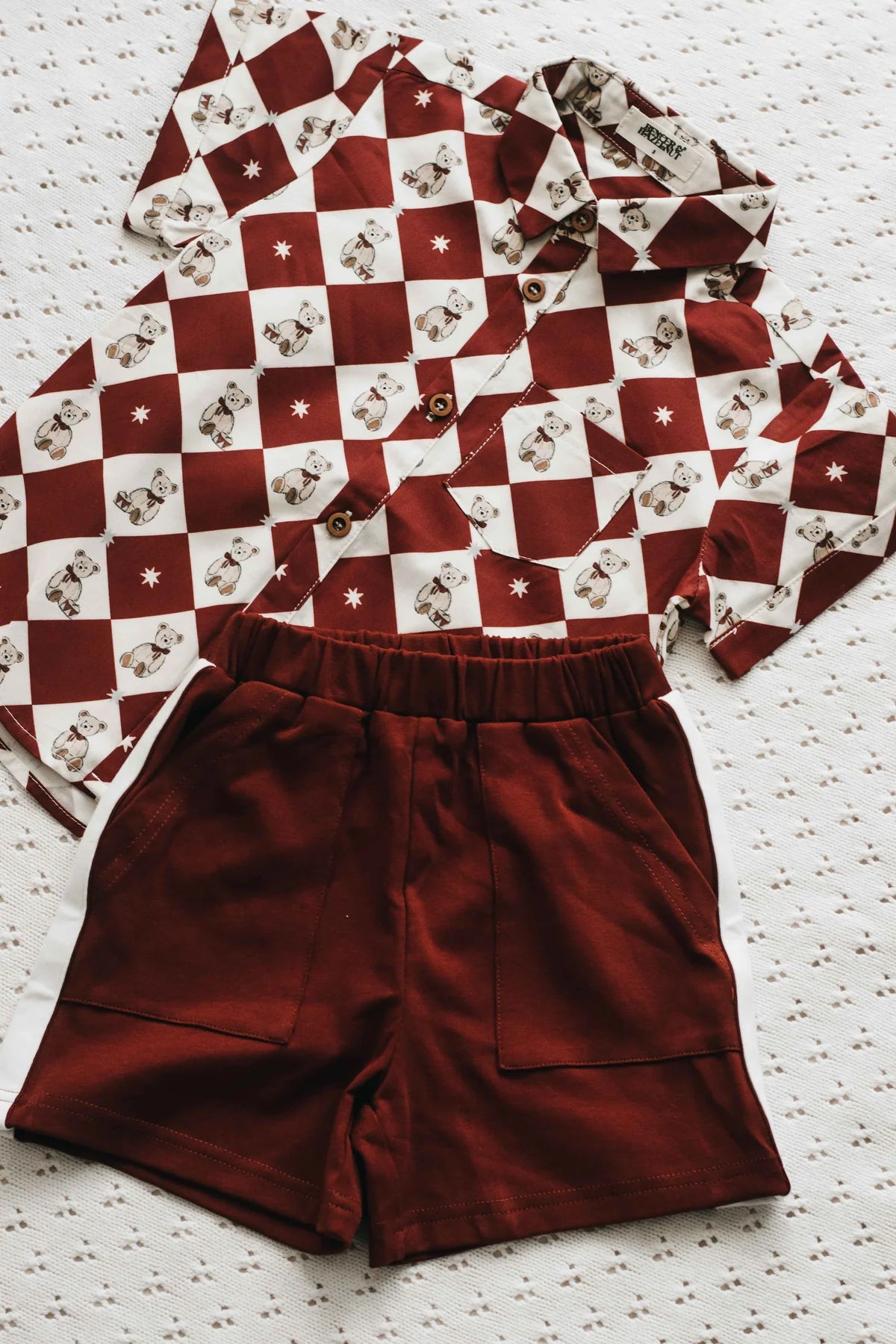 Bencer & Hazelnut Button Up Shirt Peshal Diamond PREORDER