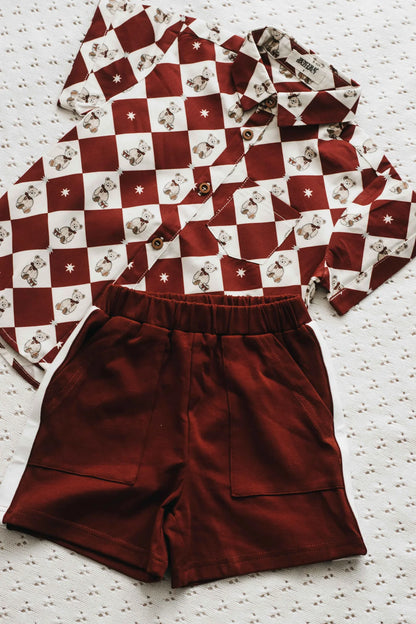 Bencer & Hazelnut Button Up Shirt Peshal Diamond PREORDER