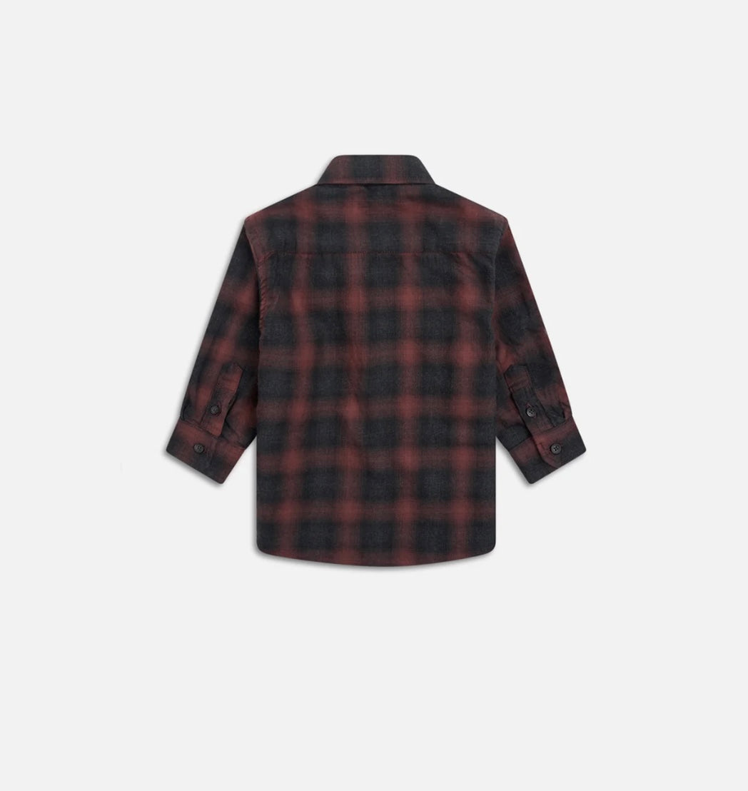 Indie Kids Rowe Shirt Burgundy