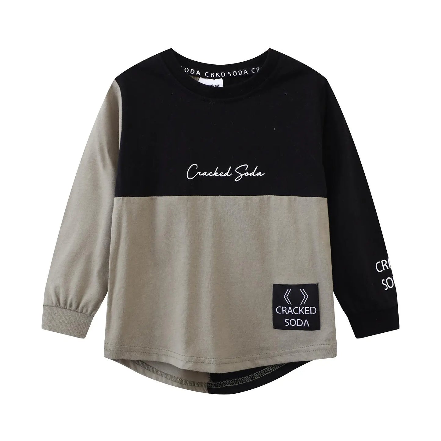 Cracked Soda Maynard L/Sleeve Tee Olive