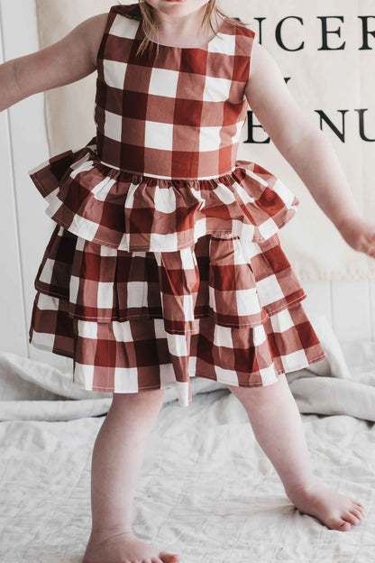 Bencer & Hazelnut Dress / Playsuit Gingham PREORDER