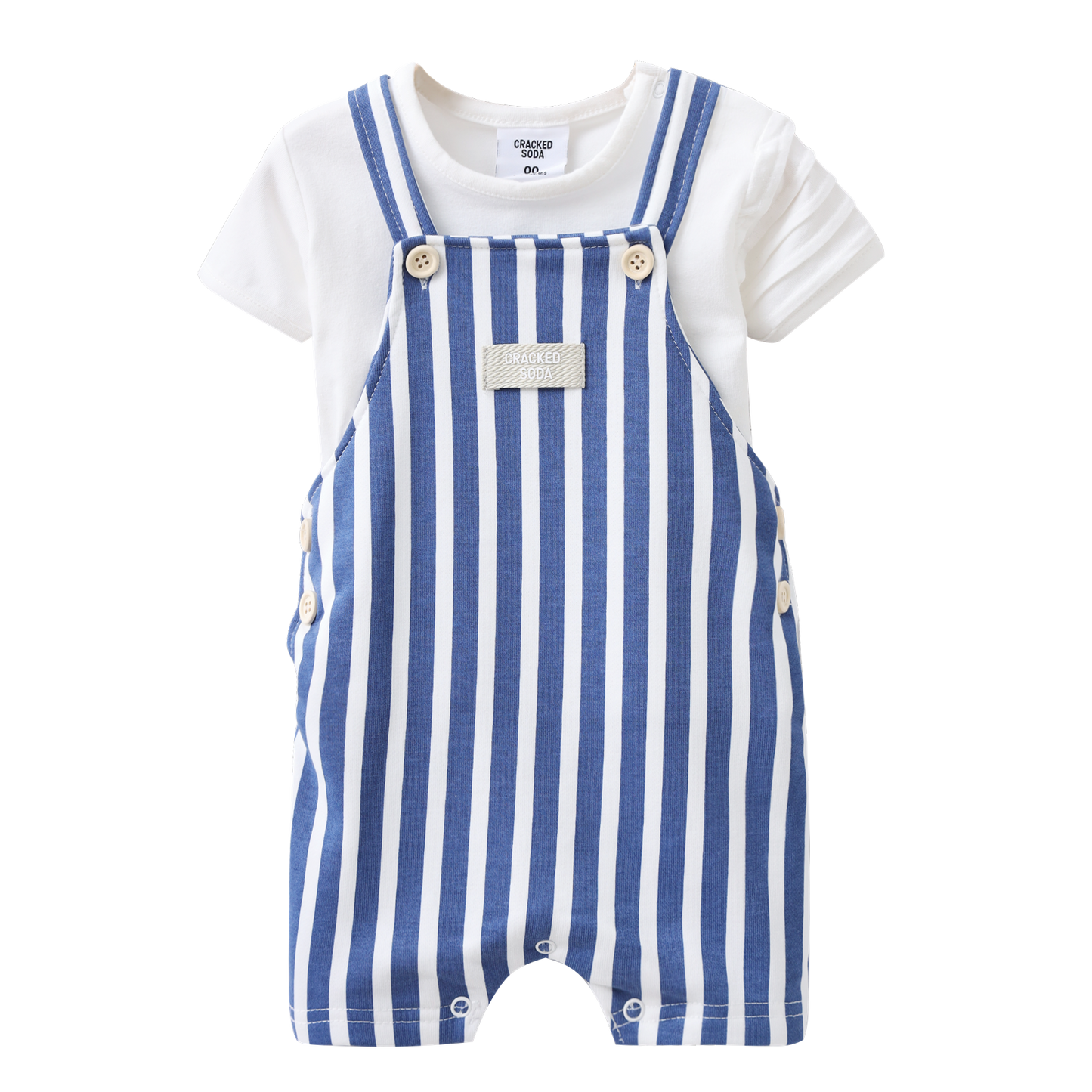 Cracked Soda Max Overall Set Blue