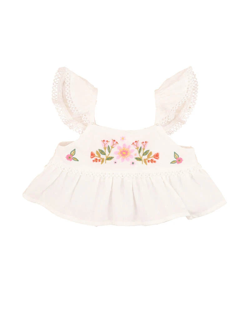 Fox & Finch Paradiso Embroidered Top