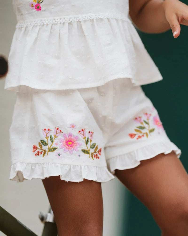 Fox & Finch Paradiso Embroidered Shorts