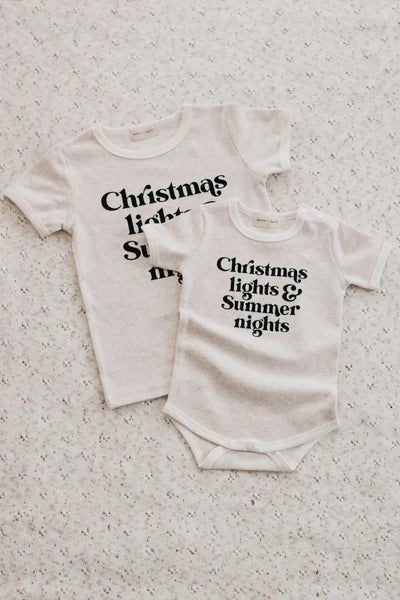 Bencer & Hazelnut ‘Christmas Lights & Summer Nights’ Bodysuit