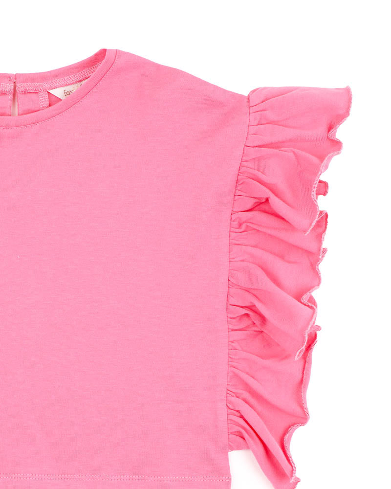 Fox & Finch Summer Vacay Pink Oversized Top