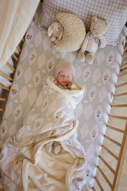 Pop Ya Tot Up & Away Fitted Cot Sheet