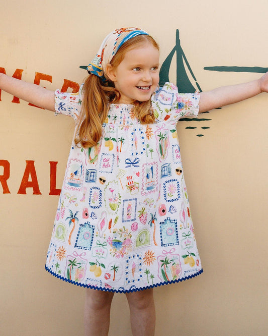Fox & Finch Summer Vacay Ric Rac Dress