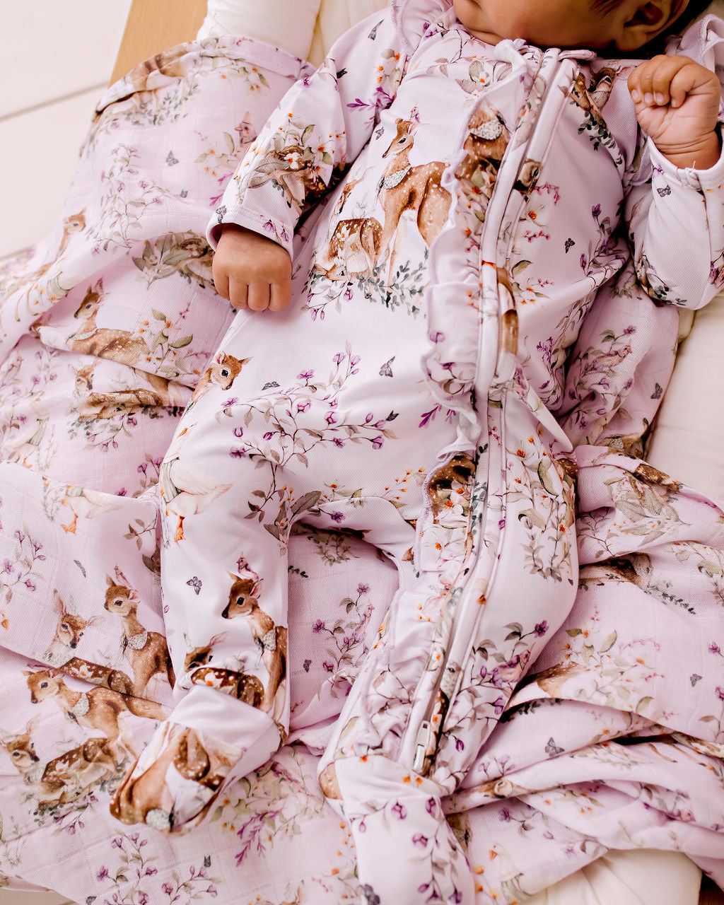 Confetti Kidz Enchanted Gardens Bamboo Zipsuit