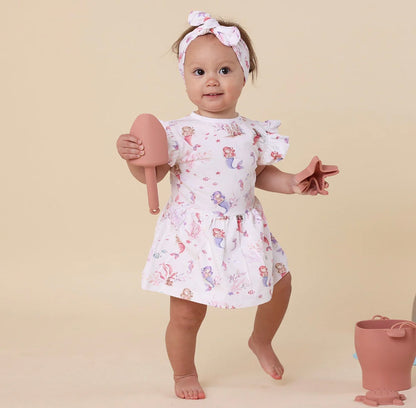 Snuggle Hunny Mermaid Short Sleeve Dress