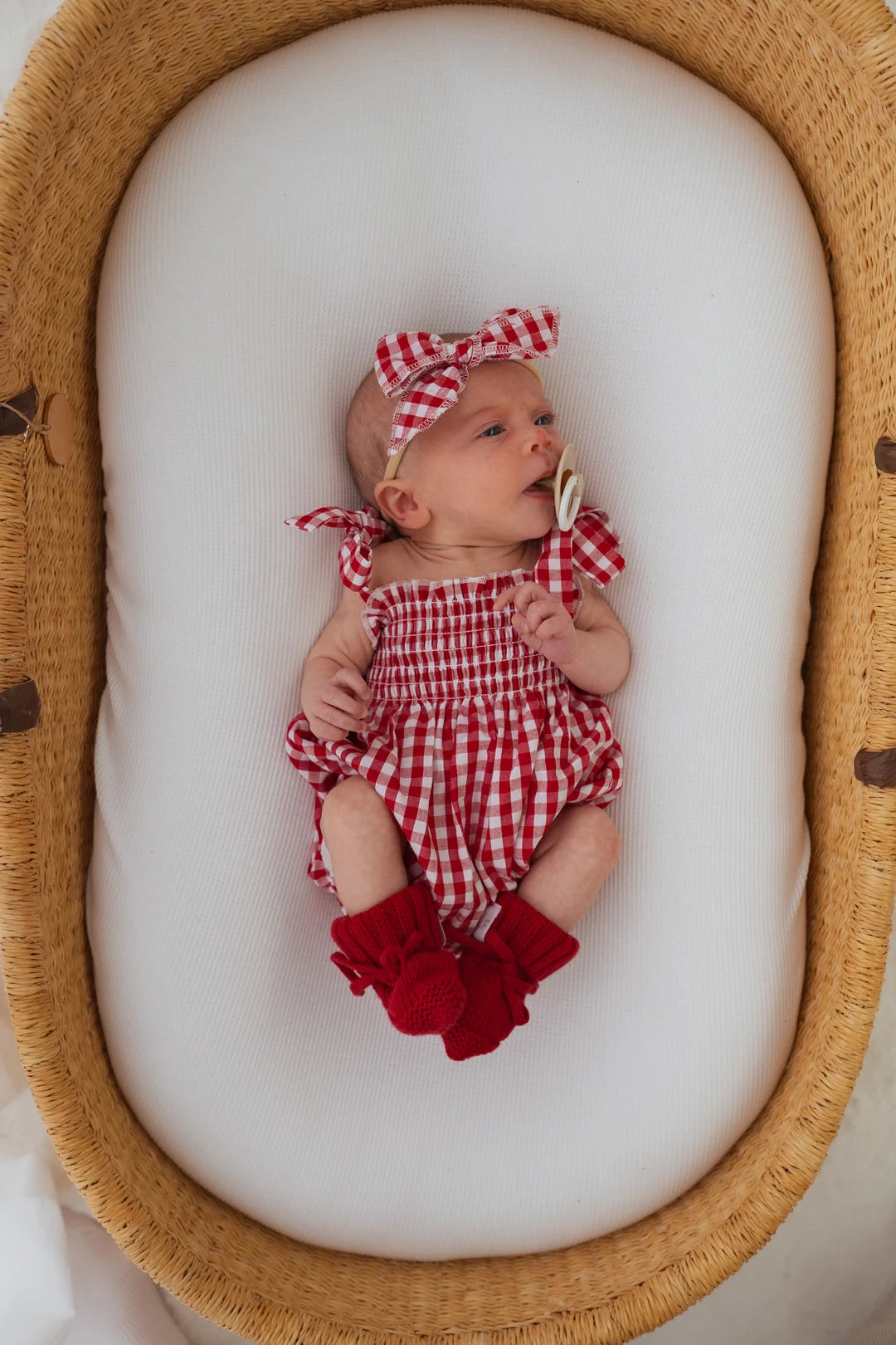Little & Fern Knitted Booties Rudolph PRE-ORDER