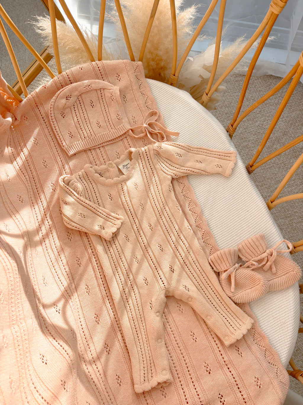 Blossom & Pear Margot Growsuit Pink Lemonade