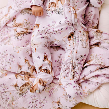 Confetti Kidz Enchanted Gardens Bamboo Zipsuit