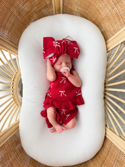 Little & Fern Knit Summer Set Rudolph Bows PRE-ORDER