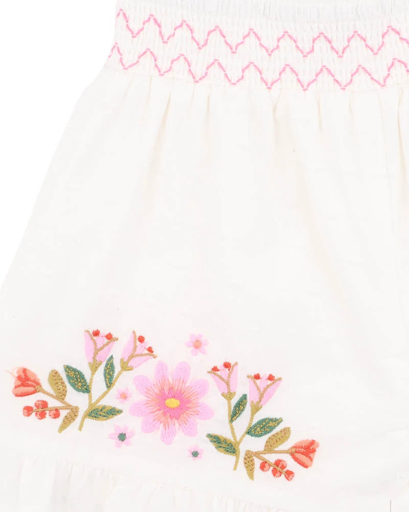 Fox & Finch Paradiso Embroidered Shorts