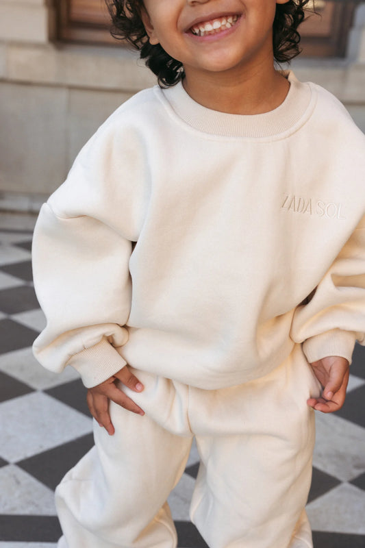 Zada Sol Lounge Set Cream